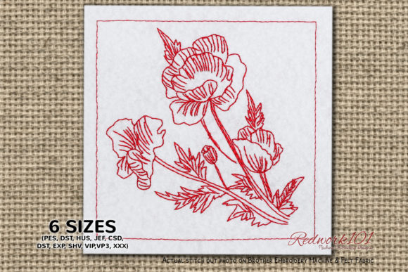 Artistic Poppies Embroidery Review