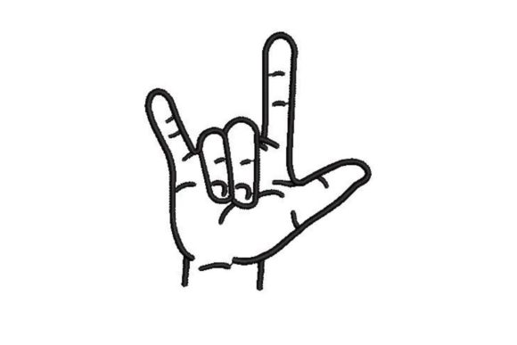 ASL I Love You Embroidery Design Review