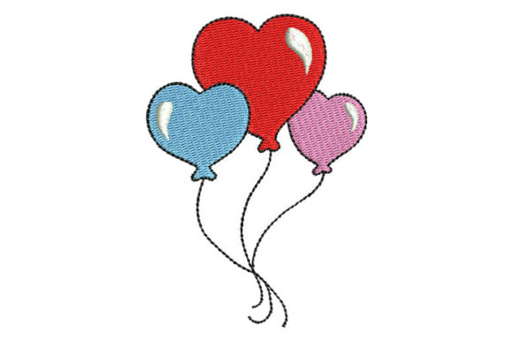 Balloon Hearts Embroidery Design Review