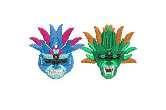 Dominican Carnival Figures Embroidery Review