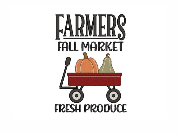 Farmers Fall Market Embroidery Review