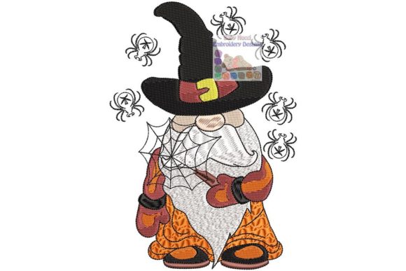 Halloween Guy Gnome Embroidery Review