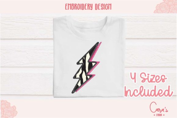 Lightning Bolt Embroidery Design Review
