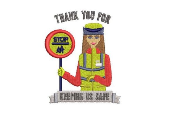 Lollipop Lady Thank You for Keeping Us Safe