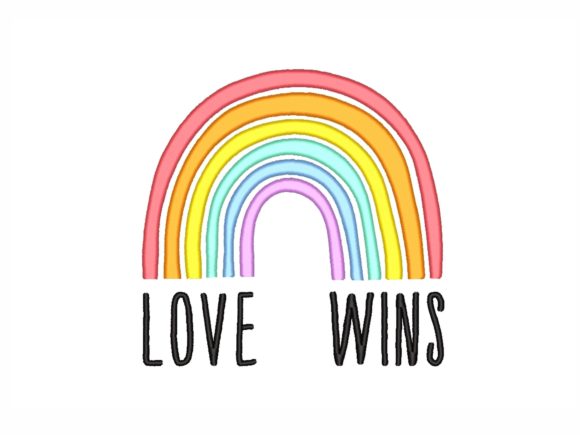 Love Wins Rainbow Embroidery Review