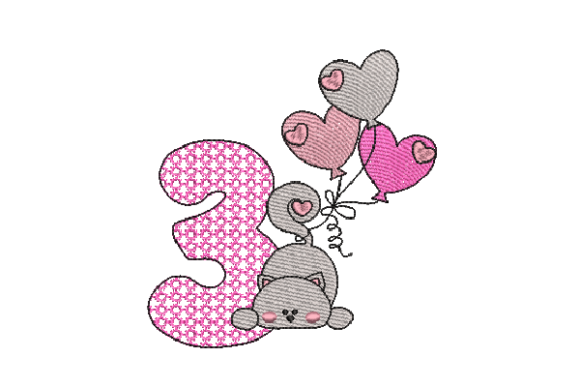 Number 3 Cat Sketch Review for Holiday Collections