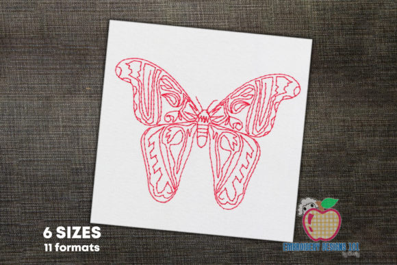 Outline of a Butterfly Embroidery Review
