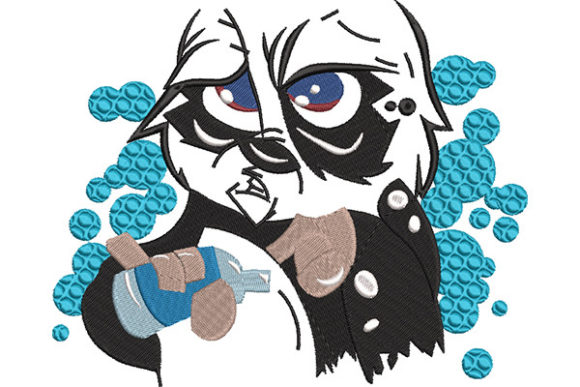 Panda Runs out of Graffiti Paint Embroidery Review