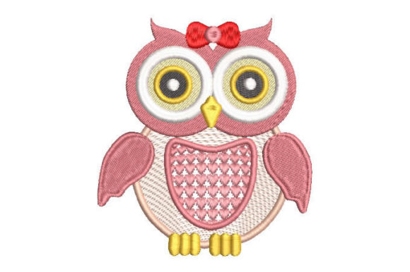 Pink Owl Embroidery Design Review