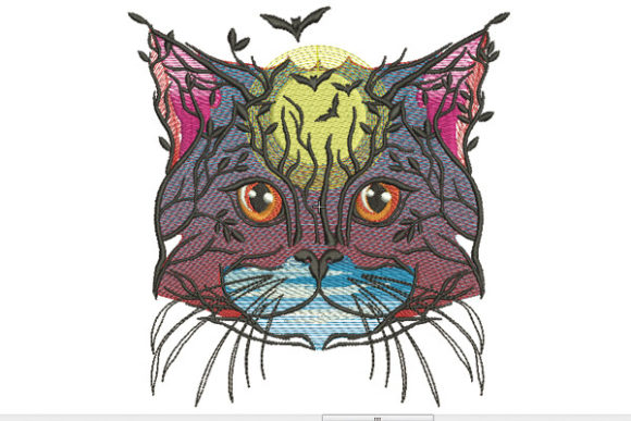 Tree and Cat Embroidery Design Review