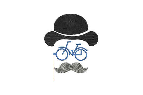 Vintage Gentleman Portrait and Bicycle Embroidery Review