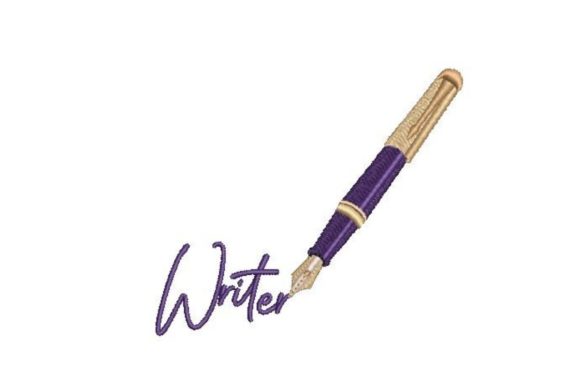 Writer in Fountain Pen Effect Embroidery Review